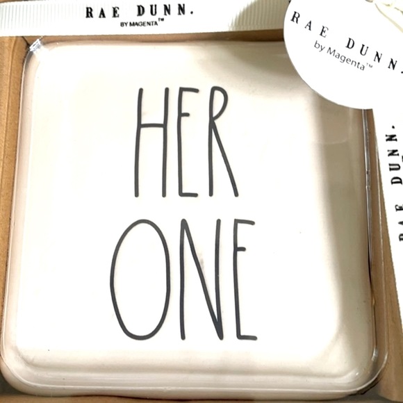 RAE DUNN➕NEW Wedding Coasters Set - Picture 3 of 5